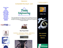 Tablet Screenshot of consultantsurveyor.com